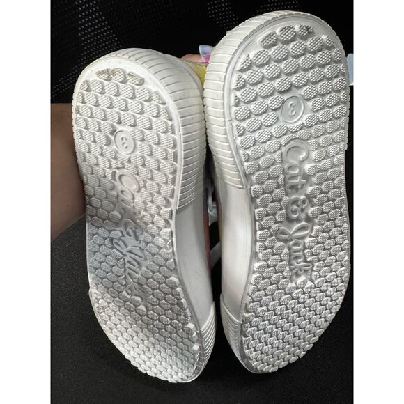 NWT Girls Cat & Jack Cora Tie Dye Lace Up Sneakers - Size 3 - Picture 4 of 4